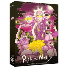 Rick and Morty “Big Trouble in Little Sanchez” 1000 piece Premium Puzzle| Rick Morty Adult Swim TV Show Jigsaw Puzzle