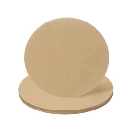 HARFINGTON 2pcs 8 Inch Wood Circles for Crafts, 0.2 Inch Thick Unfinished Blank Wooden Rounds Slice Wooden Cutouts for Wall Hangers, Door Hangers, Sign, Painting, Christmas Decor