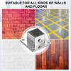 MorningRo 8 Pcs Square Post Bases 1" x 1" Stainless
