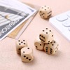 Fonyiunce Pack of 12 Wooden Dice, Large Game Dice, Natural
