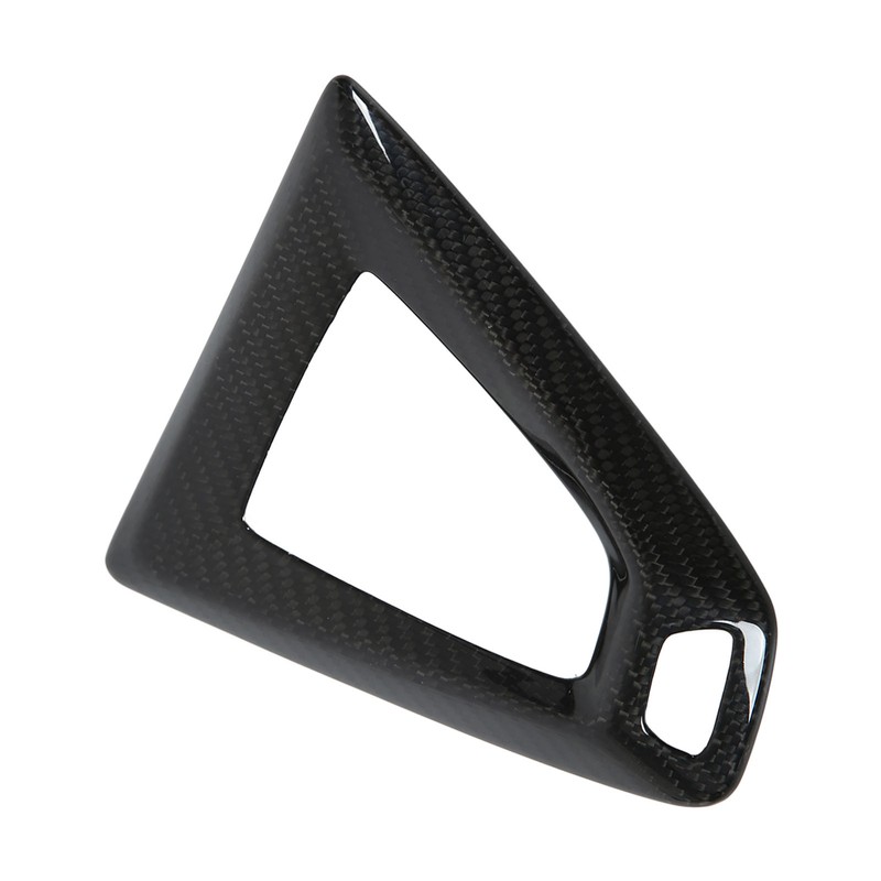 Gear Shift Panel Frame Carbon Fiber Shifter Cover Replacement for