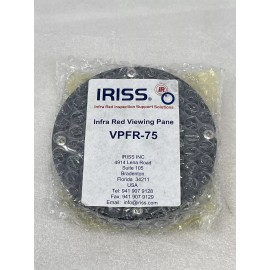 IRISS VPFR-75 Infrared 3” Viewing Window Pane, Round, New, USA Made