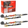 SHOCKSTRAP Ratchet Strap, 10' x 1" Shock Absorbing Heavy Duty