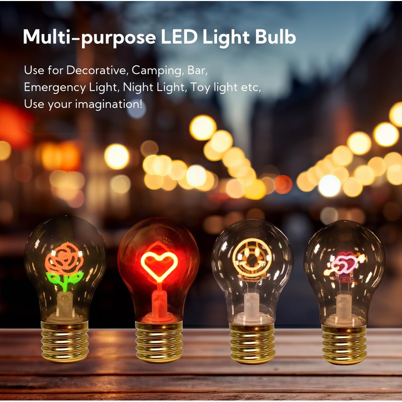 Heart Shaped Wireless LED Table Lamp - Decorative Desk Lamp