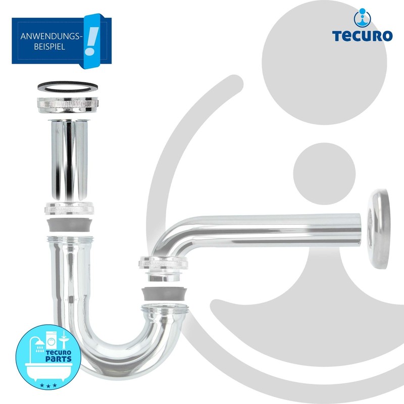 tecuro Immersion Pipe with Diameter 32 x 1 1/2 Inch
