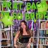 Brat Themed Party Decor, Lime Green Glitter BRAT BACH I