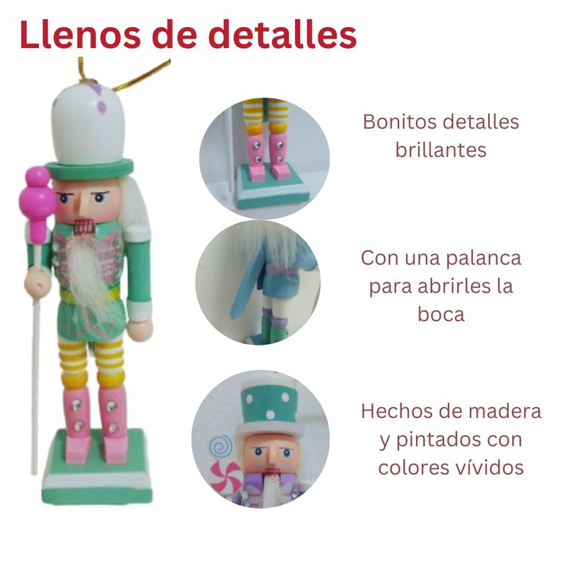 4 Nutcrackers (Pastel)