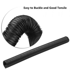 Car Air Intake Hose, Universal Flexible Expansion Pipe, Car Modified Flexible Expansion Hose for Air Intake, Universal Plastic Hose for Car Trips (76 mm)