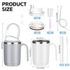 2 Pack Adult Sippy Cup for Elderly Spill Proof 15