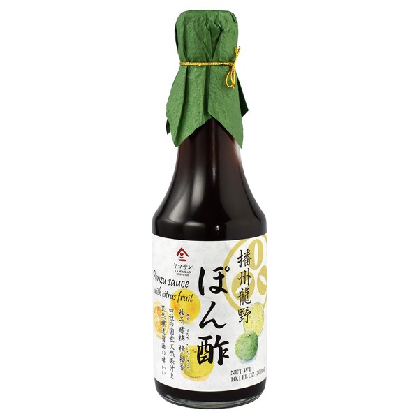 Ponzu Sauce (yuzu blend) Dressing Japanese Handmade【No chemical seasonings Non-GMO】 Natural brewing 300ml(10.14floz) 【YAMASAN】
