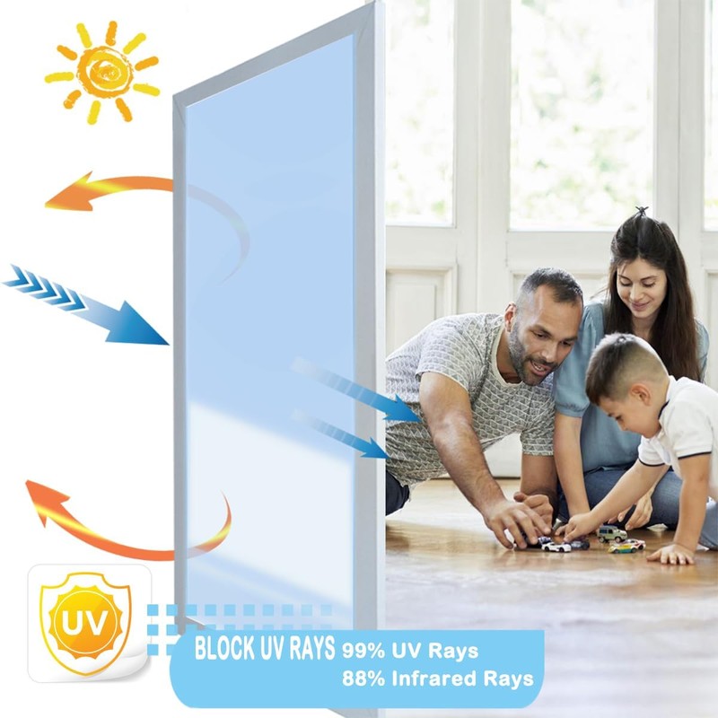 One Way Privacy Window Film,Window Tint for Home Office,Daytime Window