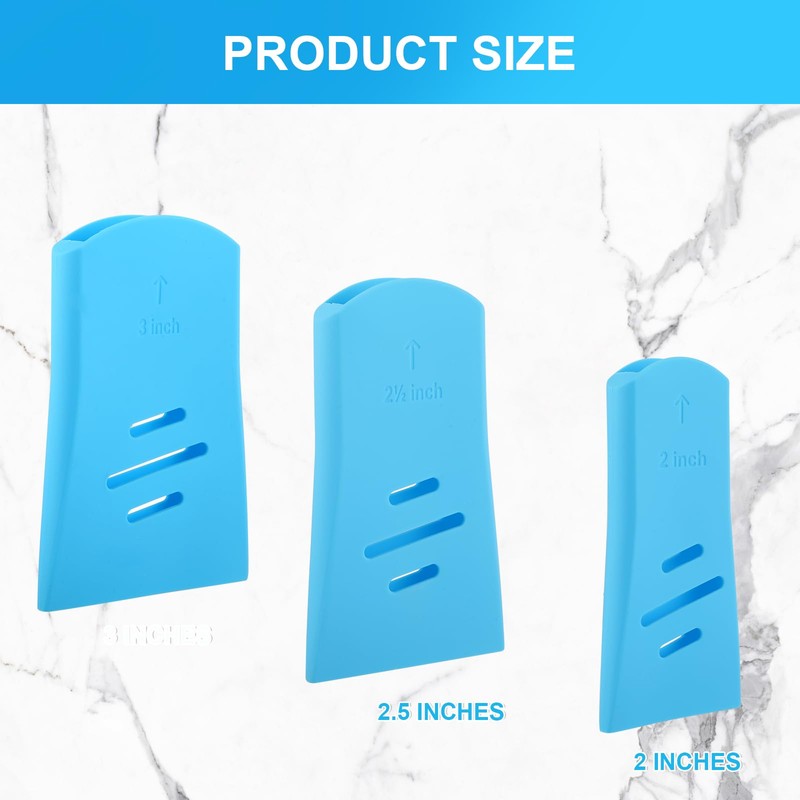 Baeruuss 3Pack Paint Brush Protector Covers, Silicone Protective Sleeve for
