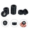 TEHAUX 8Pcs Speaker Spike Pad Durable Rubber Isolation Base for