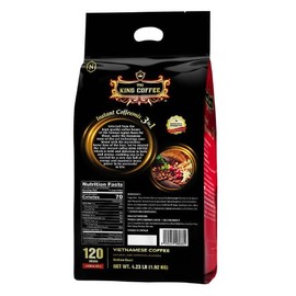 TNI King Coffee 3-in-1 Instant Coffeemix Sticks, Medium, 0.56 oz, 120 ct