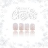 24Pcs Christmas Press on Nails Short Square WLGDLH Fake Nails