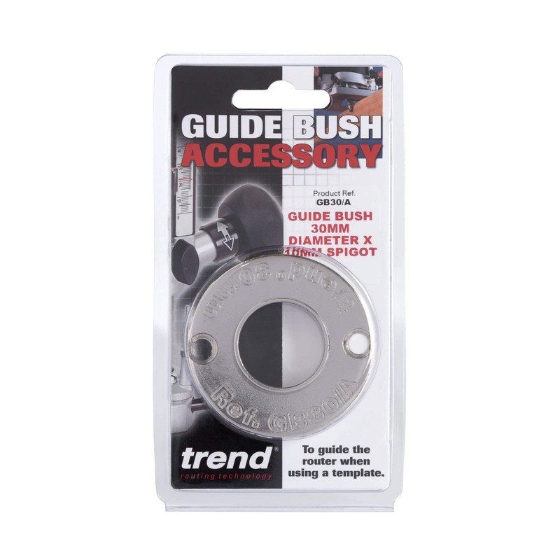 Trend GB30/A Guide Bush 30MM Dia X 10MM Spigot