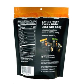 Every Body Eat Snack Thins, Cheese-less Flavor, Vegan, Gluten Free and Dairy Free (Pack of 6)