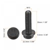 sourcing map Hex Flange Screw 10.9 Degree Carbon Steel Hex
