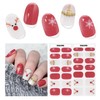 Tiras de gel semicuradas para uñas, 28 piezas de pegatinas