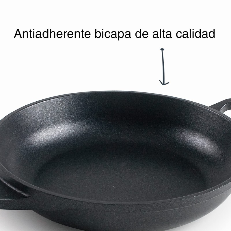 Lacor - 25161 - Mini cast aluminium paella disc, 100%