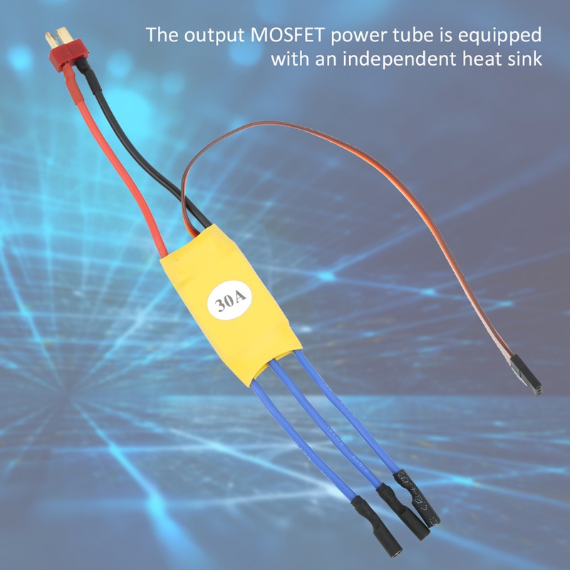 30A ESC T Plug 3.5mm Quadcopter Drone Brushless ESC Upgrade