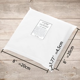 Craftido 8"x8" 150 Sheets No Show Mesh Embroidery Stabilizer Backing for 4x4 and 6x6 Hoops 1.8oz Light Weight for Machine Embroidery and Hand Sewing