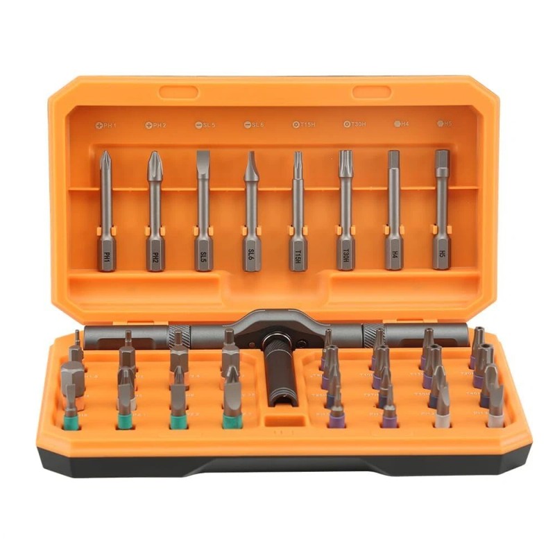 ANVANNA 42 in 1 Ratchet Screwdriver Set Ergonomic Design Compact