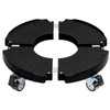 Idzo Heavy Duty Trolley Planter Caddy with Wheels 440lbs Capacity,
