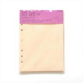 Raymay Fujii A5 HAR486 Notebook Refill, Decona Tanto Paper, Dot Square, 0.16 inch (4.0 mm) Ruled