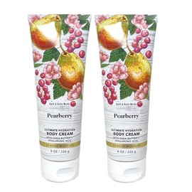 Bath and Body Work Pearberry 2 Pack Ultimate Hydration Body Cream Bundle - Full Size