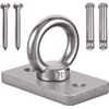 WAREMAID Wall Ceiling Mount Bracket for Suspension Strap, Battle Rope