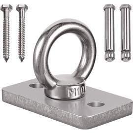 WAREMAID Wall Ceiling Mount Bracket for Suspension Strap, Battle Rope Anchor Ceiling Hook for Gymnastic Ring, Body Weight Strength Training System, Yoga Swing Hammock, Boxing Equipment