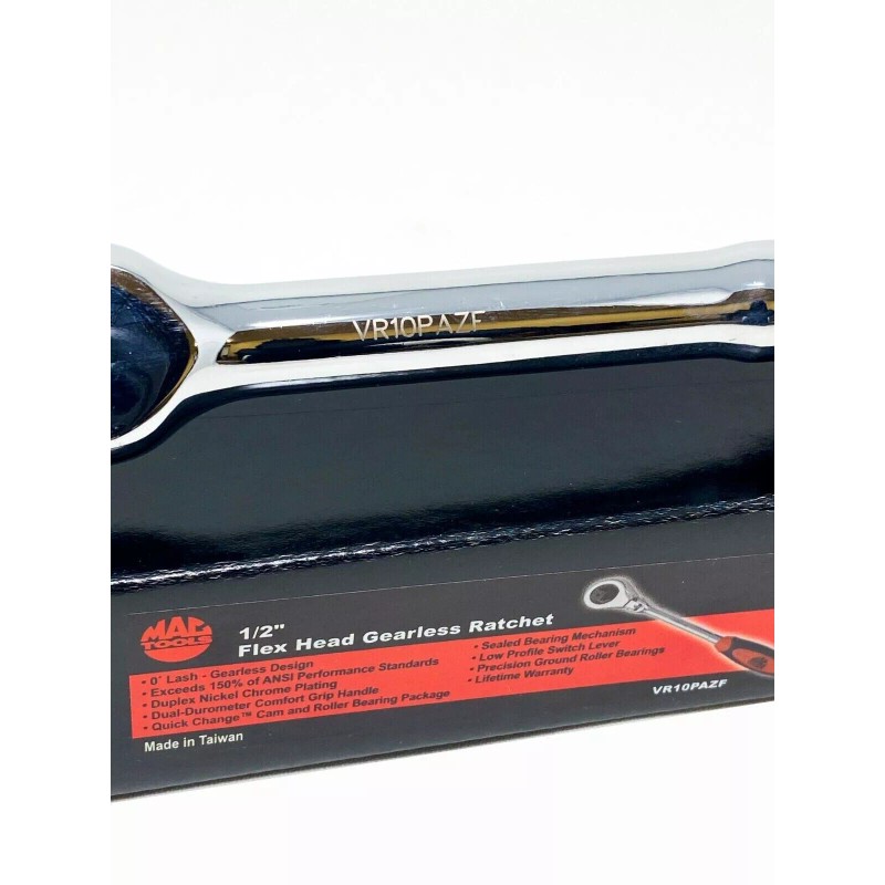 Mac Tools Gearless Ratchet 1/2" drive VR10PAZF Brand New Discontinued