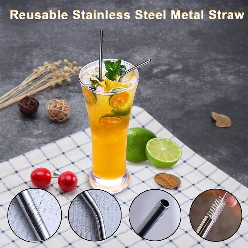 9 Piece Portable Stainless Steel Cutlery Set (Blue)