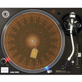 For Technics, For American DJ, For Denon, For Pioneer, For Realistic Rust City CORK Slipmat Turntable 12" for DJ Vinyl LP Audiophile