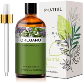 PHAT.OIL Aceite de Oregano Potente Antibiotico H Pylori, Cura reflujo, Molestia estomacal