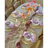 Generic Lavender Mauve Purple 100% Linen Cloth Cotton Square Napkins,
