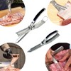 2 Packs Rib Membrane Removal Tool,Stainless Steel Rib Prep Tool