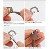 KOYOKOMA Men's D-Ring Key Ring, Titanium Alloy, Shackle, Key Chain,