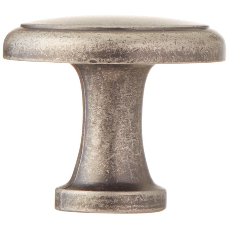 Cosmas 9985WN Weathered Nickel Round Cabinet Hardware Knob - 1-1/8"
