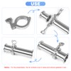 JMCOLMTTri Clamp 6 Inch Single Pin Heavy Duty with Wing