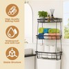 PowerKing Over The Toilet Storage Shelf, 3 Tier Bathroom Organizer