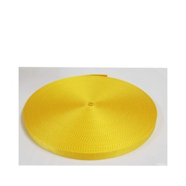 LK Sewing 10 Yards - 1/2" Yellow Heavy Weight Nylon Webbing