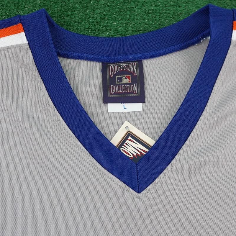 Majestic Mike Piazza 1988 New York Mets Grey Road Men's