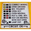 IDEAL Electrical 61-051 E-Z Check Plus GFCI Receptacle Circuit Tester,