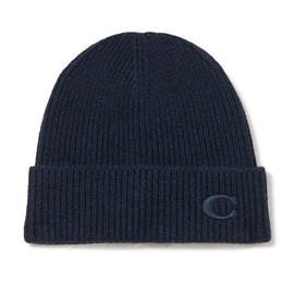 Coach Women's C Beanie, Navy, One Size