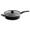 IMUSA USA Jumbo Cooker with Lid, 11-Inch, Black