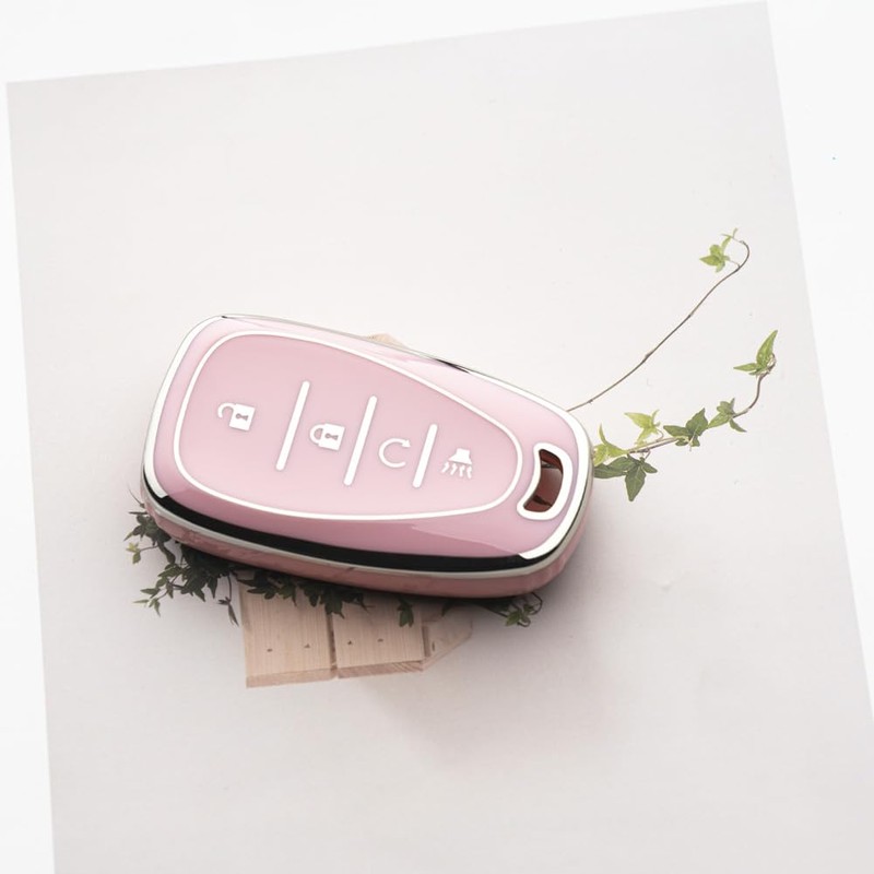 Tautrophen Key Fob Cover Compatible with Chevy Bolt EV EUV