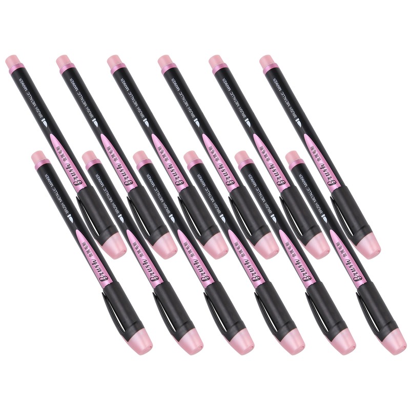 12pcs Soft Head Marker Pen DIY Dry Fast Acrylic Paint