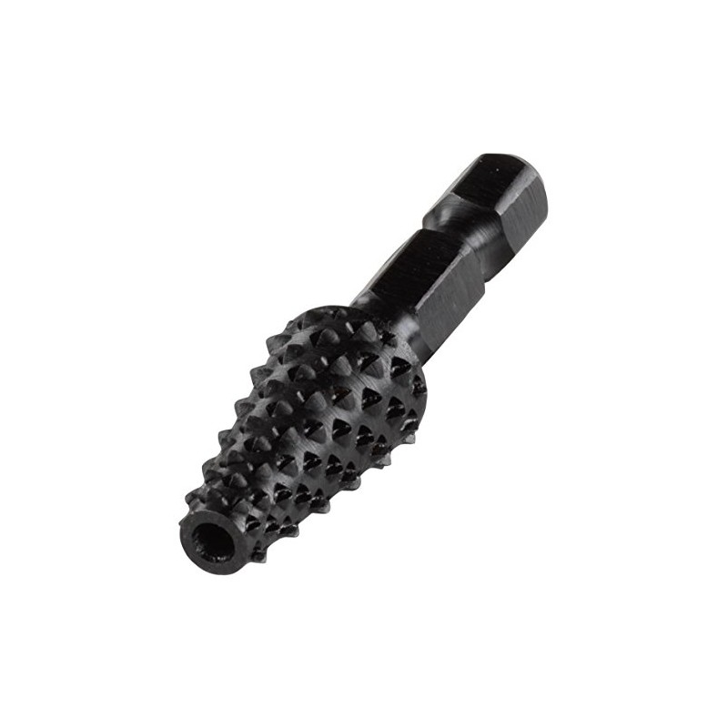 Wolfcraft 1 Profile Rasp for Wood Tapered Hexagonal Shaft Ø